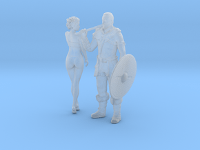 Printle NV Couple 1429 - 1/87 - wob in Clear Ultra Fine Detail Plastic