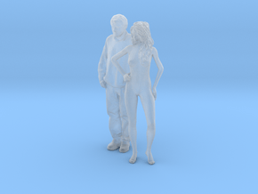 Printle CN Couple 1512 - 1/87 - wob in Clear Ultra Fine Detail Plastic