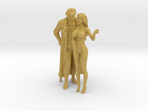 Printle HN Couple 1515 - 1/87 - wob in Tan Fine Detail Plastic