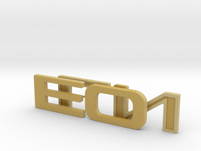 Seat Leon Logo Text Letters - Original OEM Size in Tan Fine Detail Plastic