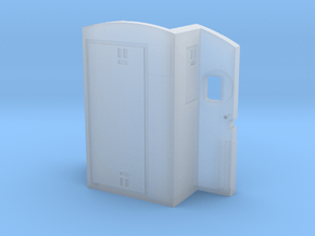 RF16 Sharknose Cab Rear Wall (S scale) in Clear Ultra Fine Detail Plastic
