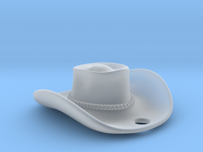 cowboy hat 2010081918 in Clear Ultra Fine Detail Plastic