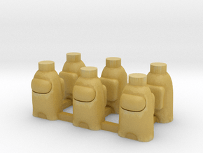 LEGO Compatible Imposters Among The Stars Minis x6 in Tan Fine Detail Plastic