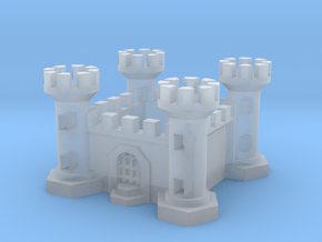 Stronghold, Castle in Clear Ultra Fine Detail Plastic