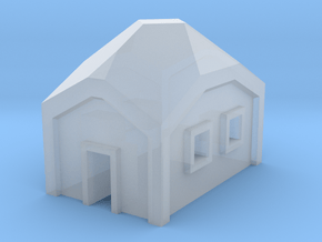 House in Clear Ultra Fine Detail Plastic