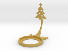 Christmas Tree in Tan Fine Detail Plastic