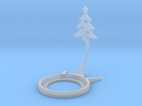 Christmas Tree in Clear Ultra Fine Detail Plastic