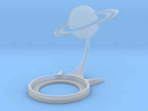 Space Saturn in Clear Ultra Fine Detail Plastic