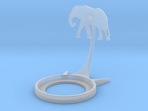 Animal Elephant in Clear Ultra Fine Detail Plastic