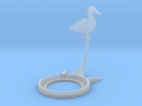 Animal Duck in Clear Ultra Fine Detail Plastic