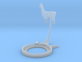 Animal Alpaca in Clear Ultra Fine Detail Plastic