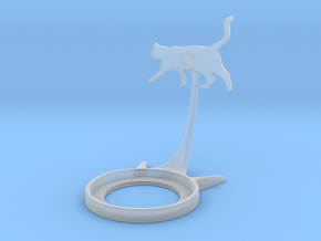 Animal Cat Walk in Clear Ultra Fine Detail Plastic