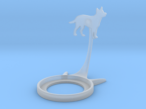 Animal Dog in Clear Ultra Fine Detail Plastic