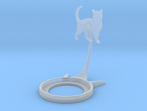 Animal Cat in Clear Ultra Fine Detail Plastic