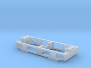 MILW boxcab truck frame in Clear Ultra Fine Detail Plastic