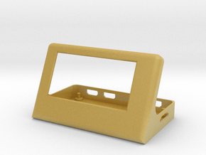 Base for pimoroni Inky pHAT and raspberry pi in Tan Fine Detail Plastic