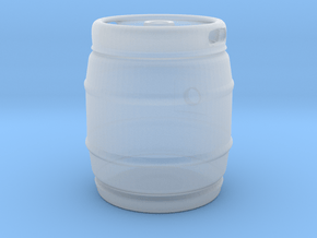 1:25 Chubby Beer Keg Gas Tank in Clear Ultra Fine Detail Plastic