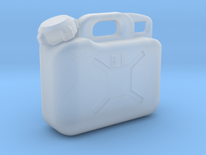 5 Ltr. Liter Jerry Can Fuel Kanister Kunststoff in Clear Ultra Fine Detail Plastic