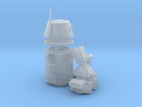 R5-D4 1/48 scale for Finemolds/Revell in Clear Ultra Fine Detail Plastic