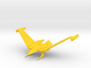 2500 Romulan Winged Defender class in Yellow Smooth Versatile Plastic