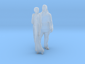 Printle CM Couple 1812 - 1/87 - wob in Clear Ultra Fine Detail Plastic