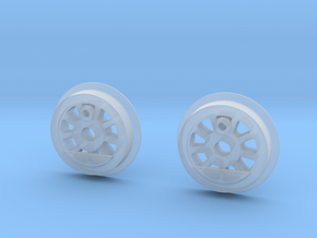 9spoke_wheel_φ5.4_balance_weight_2 in Clear Ultra Fine Detail Plastic