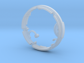 qESP_Ring in Clear Ultra Fine Detail Plastic