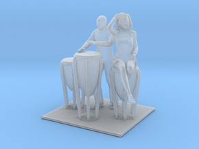 Printle CT Couple 1834 - 1/87 - wob in Clear Ultra Fine Detail Plastic