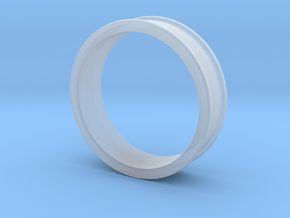 Customizable Ring (Size 9) in Clear Ultra Fine Detail Plastic
