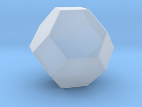 Truncated Octahedron - 10mm - Rounded V2 in Clear Ultra Fine Detail Plastic