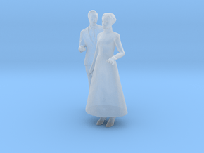 Printle S Couple 120 - 1/87 - wob in Clear Ultra Fine Detail Plastic
