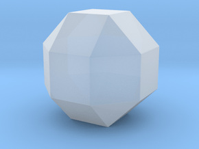 Rhombicuboctahedron - 1 Inch - Rounded V1 in Clear Ultra Fine Detail Plastic