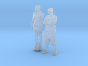 Printle CT Couple 155 - 1/87 - wob in Clear Ultra Fine Detail Plastic