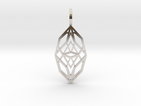 Cocoon of Light in Rhodium Plated Brass