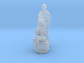 Printle CN Couple 181 - 1/87 - wob in Clear Ultra Fine Detail Plastic
