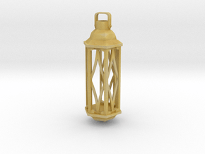 Fire and Lantern Ring: Piece 1 out of 3 - Lantern  in Tan Fine Detail Plastic