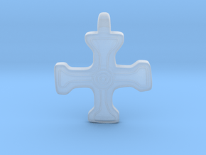 Cross Pendant from Barnham Broom in Clear Ultra Fine Detail Plastic