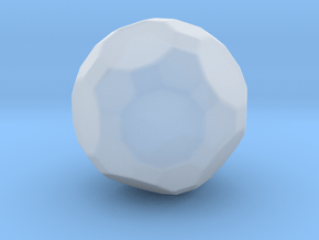 Truncated Icosidodecahedron - 10mm - Rounded V2 in Clear Ultra Fine Detail Plastic