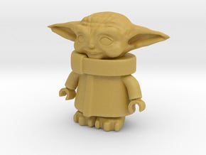 Grogu, The Child in Tan Fine Detail Plastic