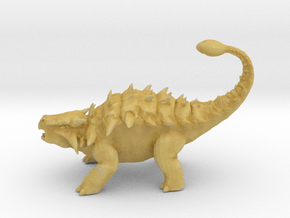 Ankylosaurus in Tan Fine Detail Plastic