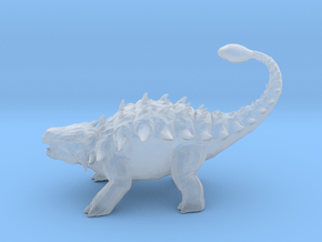 Ankylosaurus in Clear Ultra Fine Detail Plastic