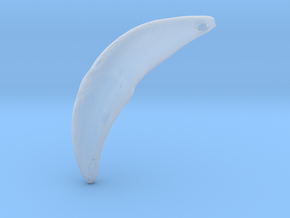 Wolf Fang Pendant (L) 3D-scan composite (DOWNLOAD) in Clear Ultra Fine Detail Plastic