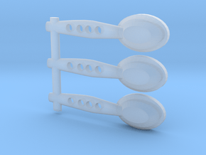 spoon SET2 in Clear Ultra Fine Detail Plastic