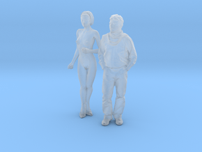 Printle CN Couple 308 - 1/87 - wob in Clear Ultra Fine Detail Plastic