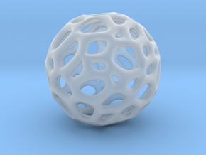 Sphere Voronoi V6 - 1 Inch - 18 Degree in Clear Ultra Fine Detail Plastic