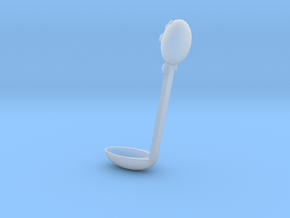 Seal Spoon in Clear Ultra Fine Detail Plastic