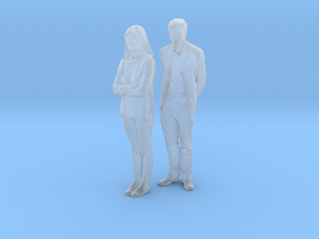 Printle C Couple 339 - 1/87 - wob in Clear Ultra Fine Detail Plastic
