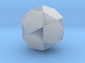 Small Dodecahemidodecahedron - 1 Inch in Clear Ultra Fine Detail Plastic