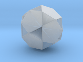 Small Dodecahemidodecahedron - 10mm in Clear Ultra Fine Detail Plastic