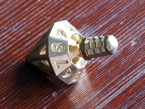 Life Counter Mini - Ones in Natural Brass